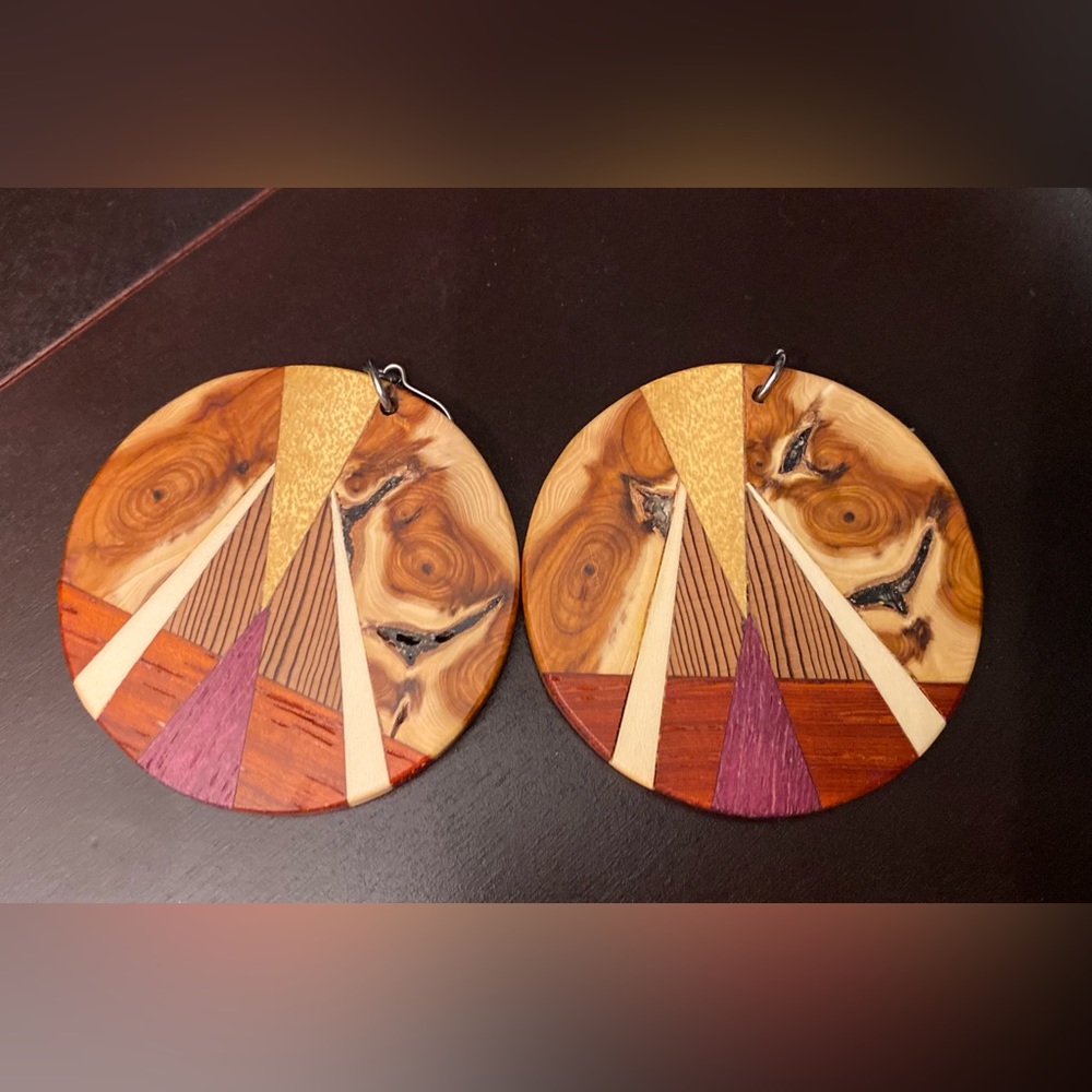 Brambles Woodwork Artisan Made Earrings